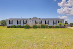 Exterior | Spacious Front Yard | Backyard