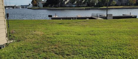 Park your boat or jet ski steps away at the dock for the weekend!