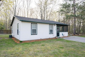 Cottage #2 features three bedrooms and two full baths.