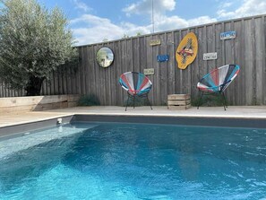 Piscine chauffée.