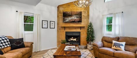 Living Room, fireplace