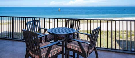 Balcony overlooking Gulf of Mexico