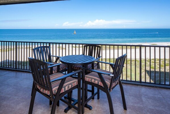 Balcony overlooking Gulf of Mexico