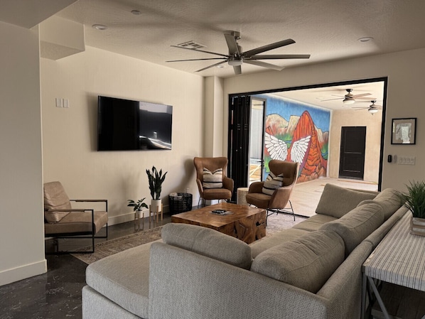 Living Room view of the Mural