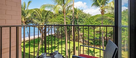 Ocean view from the lanai.