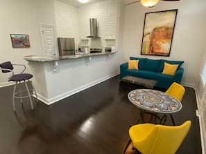 Light, bright and airy - Kitchen/Living Room combo. 