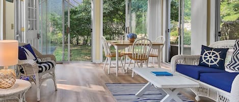 Large Sunroom with lots of natural light 
 - 77 Linden Lane-Osterville-Cape Cod-New England Vacation Rentals