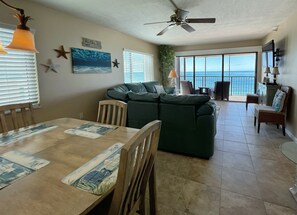 Beach and water view right when you enter into this condo. Enjoy - Beach and water view right when you enter into this condo. Enjoy the end unit views, meaning you get beachfront views from nearly every room in this condo.