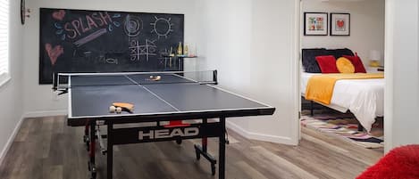 Ping Pong, ChalkBoard Wall, Darts OH MY!