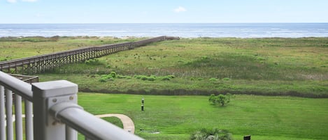 Your view. Fire pit and grill just outside your condo for bonfires & grilling.