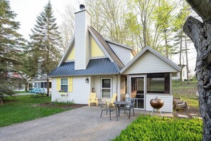 Cottage #16 features two bedrooms and two full baths.