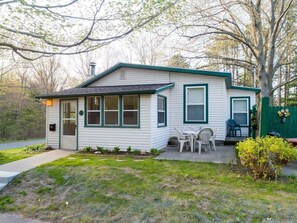 Cottage #3 features two bedrooms and two full baths.