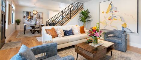 Gorgeous living room on the 1st floor