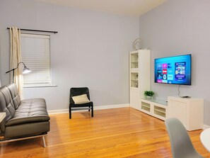 Enjoy your stay in the well appointed living room with a 55" Roku Smart TV