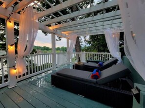 The perfect spot to relax, lounge, and read a good book.