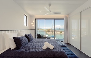 Master bedroom with ocean view