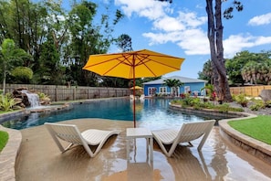 Lap of Luxury by the Pool: Dive into pure bliss, where every day feels like a vacation