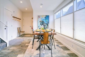 Dining area on the main floor
