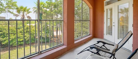 Covered and Screened Balcony on 2nd Floor