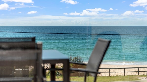 Vue sur la plage/l’océan