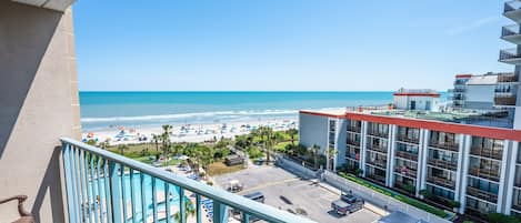 Amazing views of the ocean and surrounding areas from the balcony