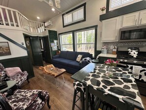 Kitchen and living