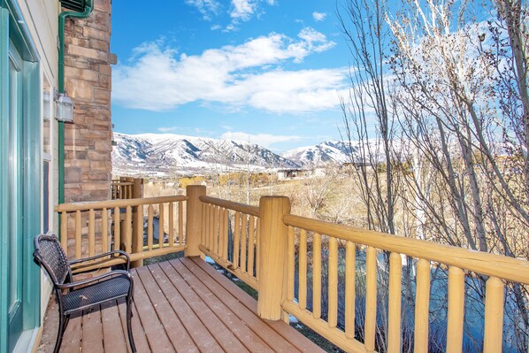 Breathtaking Views from the Back Deck