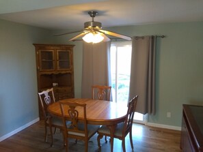 Family dining area.