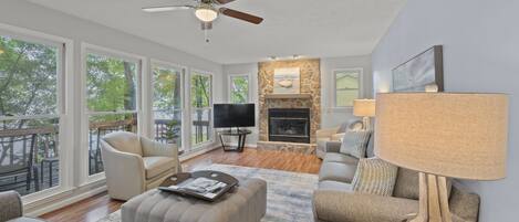 Main Living Area and View of The Lake