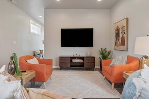 Watch your favorite shows or cuddle up for movie night in the living room. Streaming ONLY