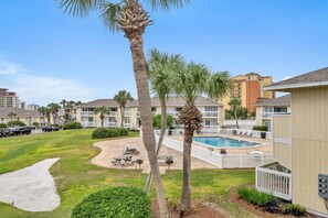 Balcony With Pool View