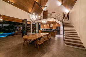 Spacious and beautiful dining area 