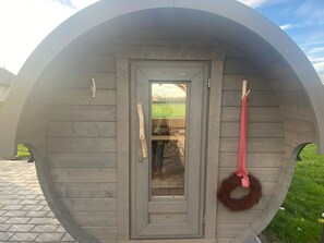 Wellness Fass Sauna