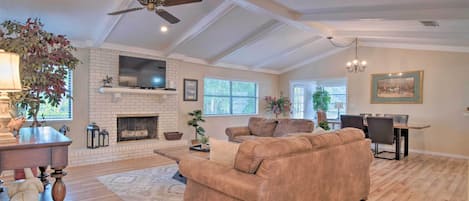 Ocala Vacation Rental | 3BR | 2BA | 1 Step to Enter | 1,745 Sq Ft