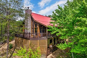 Side view of cabin