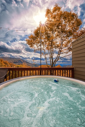 You won't believe the views and sunsets while you relax in this luxurious spa!