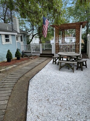 table for outdoor eating