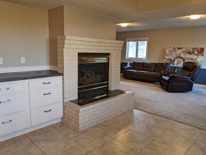 View from kitchen toward main living space.