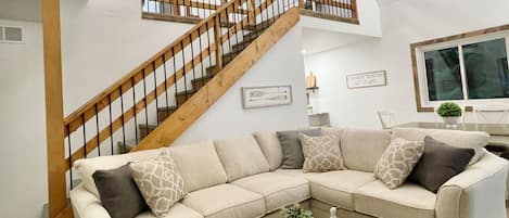 Large open loft living room 