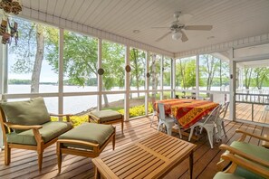 Rear Outside Dining Area