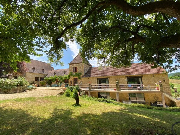 View of the entire property - gites are on the right