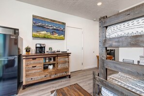 The Mason at Stillwater 3072: Cozy Bedroom "Charming bunk bed, comfy sofa, and entertainment with a TV."