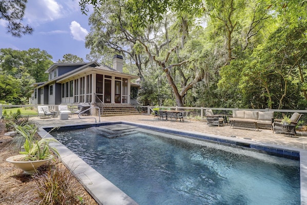 47 South Sea Pines Dr -  Private Pool Area