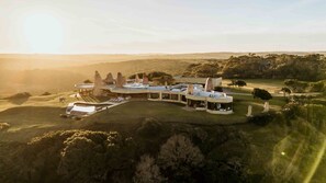 Birds Eye view of villa 