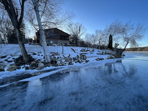 Enjoy skating or ice fishing!