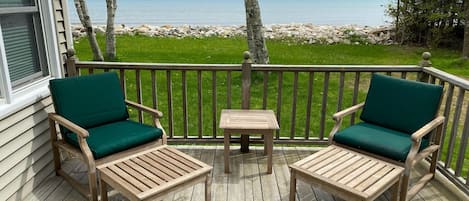 Relax and read a book on the lounge chair