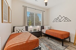 Bedroom #3, twin bed and XL twin bed
