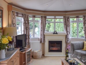 Living area | Tranquillity Lodge, Ayr