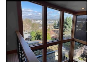 Views of Ballard Bridge from the master bed