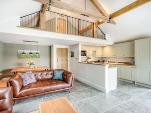 Open plan living space | Holyoake Barns- The Old Stables - Holyoake Barns, Little Alne, near Wootton Wawen